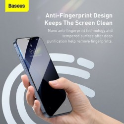 Baseus 2Pcs 0.23Mm Gehard Glas Voor Iphone 12 11 Pro Xs Max Xr X Volledige Cover Screen Protector voor Iphone 12Pro Max Glas Fil